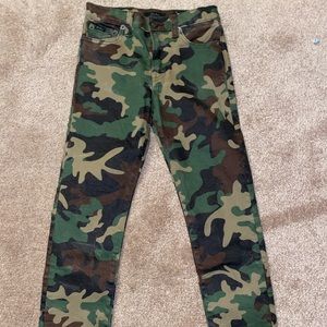 Boys polo camouflage jeans
